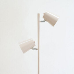 Valuelights Bibi Natural Metal 2 Way Standing Floor Lamp For Living Room Office Reading Light - thumbnail 5