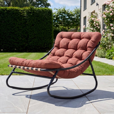 Artemis Home Solace Outdoor Rocking Chair - Terracotta