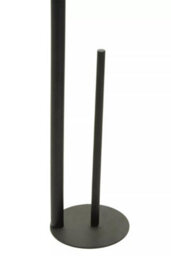 Orsina Fay Black Toilet Roll Holder Bathroom Set - thumbnail 3