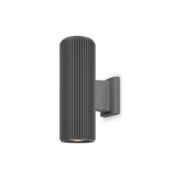 Luminosa Lighting Luminosa Maytoni Rando 2 Light Outdoor Up Down Wall Lamp Grey E27 Ip54 - thumbnail 3