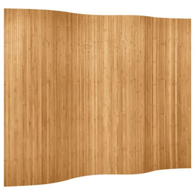 Berkfield Durable Room Divider Bamboo Natural 250X165 Cm - image 1