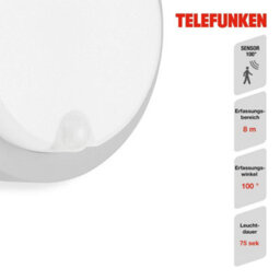 Telefunken Integrated Led Silver Outdoor Wall Light - thumbnail 5