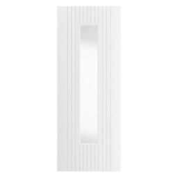 JB Kind Doors Aria White Glazed Internal Laminate Door - thumbnail 2