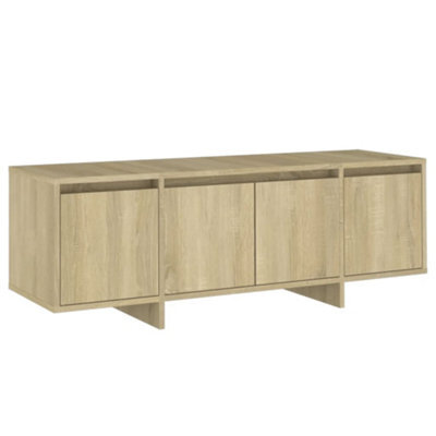 Vidaxl Tv Cabinet Sonoma Oak 120X30X40.5 Cm Engineered Wood - image 1