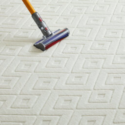 Bedlooms Cream High Low Pile Rug 120X170Cm, Soft Thick Piles,  Zig Zag Pattern, Modern Area Rugs And Bedroom Rug - thumbnail 5