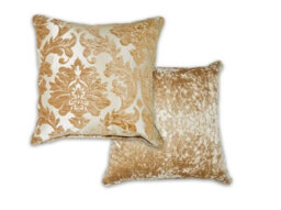 Baroque Cushion Cover In Taupe - thumbnail 1