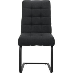 Dorel Dining Chair Set Of 2 In Fabric Black - thumbnail 3