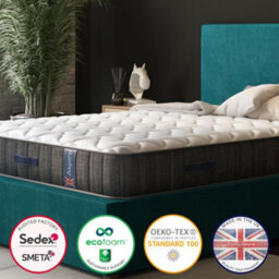 Aspire Medium Comfort Hybrid Pocket Mattress, Size Single - thumbnail 5