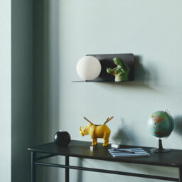 Nordlux Lilibeth Metal Wall Light  Black,plug In Or Mains - thumbnail 1