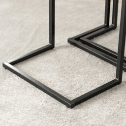 Sobuy Fbt102-F, Set Of 3 Wooden Nesting Tables Coffee Tables Set For Living Room, Natural & Black - thumbnail 8