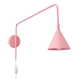 Sollux Lighting Nox Steel Pink 1 Lights Modern Wall Lamps