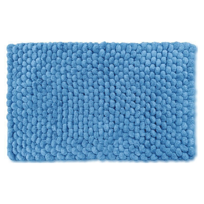 Allure Bath Fashions Bobbi Giant Bobble Bath Mat - Blue - image 1