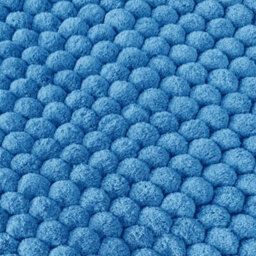 Allure Bath Fashions Bobbi Giant Bobble Bath Mat - Blue - thumbnail 2