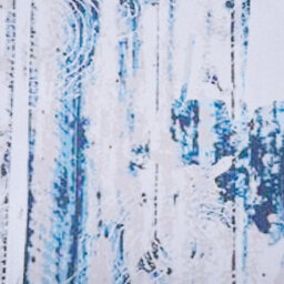Beliani Area Rug 140 X 200 Cm - Abstract Distressed Beige And Blue, Rubber-Coated Backing - thumbnail 6