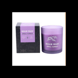 Dream Magic Lavender & Chamomile Scented Candle Purple Glass Spell Candle - thumbnail 2