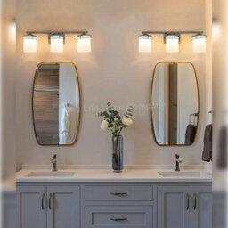 Long Life Lamps Company Modern Indoor 3 Frosted Glass Sconce Chrome Ip44 Wall Light H3093 With Led G9 Warm White - thumbnail 7