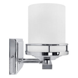 Long Life Lamps Company Modern Indoor 3 Frosted Glass Sconce Chrome Ip44 Wall Light H3093 With Led G9 Warm White - thumbnail 3