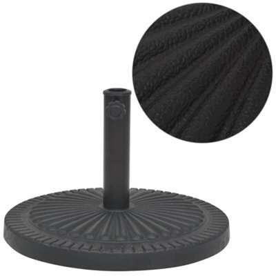 Walplus Parasol Base Resin Round Black 29 Kg - image 1