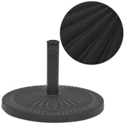 Walplus Parasol Base Resin Round Black 29 Kg - thumbnail 1