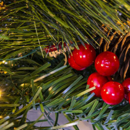 Christmas Tree World The Pre-Lit Connectable 270Cm Majestic Dew Pine Garland - thumbnail 3