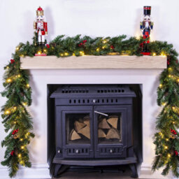 Christmas Tree World The Pre-Lit Connectable 270Cm Majestic Dew Pine Garland - thumbnail 2