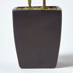Homescapes Artificial Pink Handcrafted Small Hydrangea Flower In Black Pot, 38 Cm - thumbnail 4