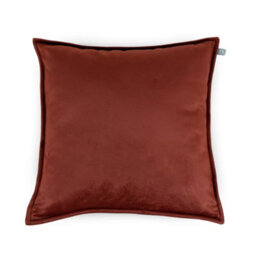 rucomfy Beanbags Rucomfy Velvet 45X45Cm Cushion - Oxblood Soft Decorative Throw Pillow - thumbnail 1
