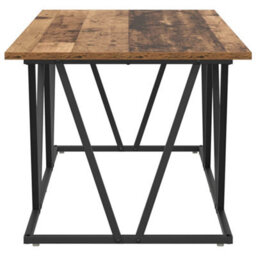Berkfield Coffee Table Old Wood 100X50X40 Cm Engineered Wood And Metal - thumbnail 5