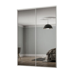 Spacepro Classic Mirrored 2 Door Sliding Wardrobe Door Kit (H)2220mm (W)1793mm - thumbnail 1