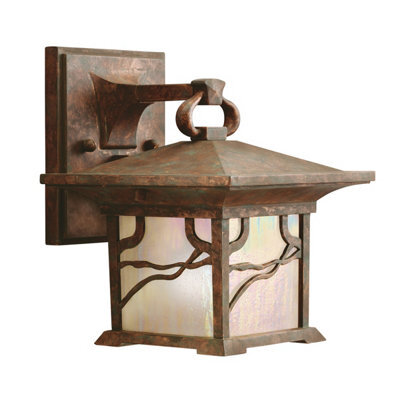 Luminosa Lighting Elstead Kichler Morris Outdoor 1 Light Wall Lantern Copper Ip44 - image 1