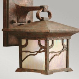Luminosa Lighting Elstead Kichler Morris Outdoor 1 Light Wall Lantern Copper Ip44 - thumbnail 3