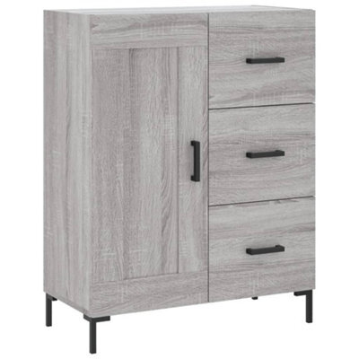Berkfield Classic Sideboard Grey Sonoma 69.5X34X90 Cm Engineered Wood - image 1