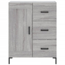 Berkfield Classic Sideboard Grey Sonoma 69.5X34X90 Cm Engineered Wood - thumbnail 5