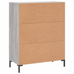 Berkfield Classic Sideboard Grey Sonoma 69.5X34X90 Cm Engineered Wood - thumbnail 8