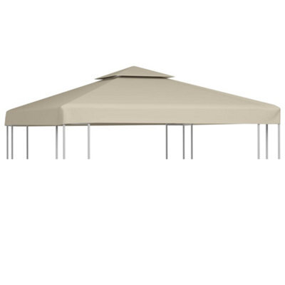 Walplus Gazebo Cover Canopy Replacement 310 G/ma Beige 3 X 3 M - image 1