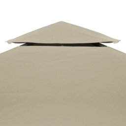 Walplus Gazebo Cover Canopy Replacement 310 G/ma Beige 3 X 3 M - thumbnail 3
