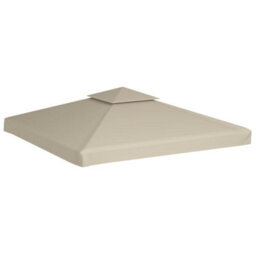 Walplus Gazebo Cover Canopy Replacement 310 G/ma Beige 3 X 3 M - thumbnail 2