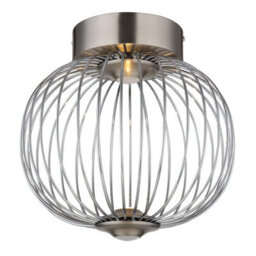 Luminosa Lighting Luminosa Galway 30Cm Globe Ceiling Light Nickel Matt Led 3000K - thumbnail 4