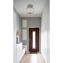Luminosa Lighting Luminosa Galway 30Cm Globe Ceiling Light Nickel Matt Led 3000K - thumbnail 5