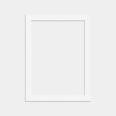 Ak Frames 8X6 White Picture Mounts To Fit 7X5 Aperture Size - Mount Board Only (No Frame Included) - image 1