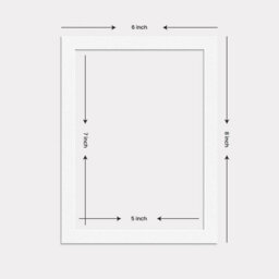 Ak Frames 8X6 White Picture Mounts To Fit 7X5 Aperture Size - Mount Board Only (No Frame Included) - thumbnail 3