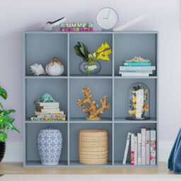 Lassic Vida Designs Durham Grey 3X3 Cube Storage Unit Bookcase Organiser - thumbnail 3