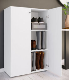 Vcm Wood Shoe Cabinet Shoe Rack Lona 3 - thumbnail 3
