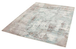 Blue Viscose Handmade , Luxurious , Modern Easy To Clean Abstract Rug For Living Room, Bedroom - 120Cm X 170Cm - thumbnail 3