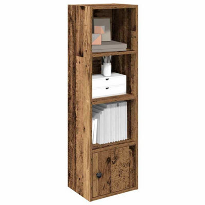 Berkfield Bookcase Old Wood 31X24X102 Cm Engineered Wood - image 1
