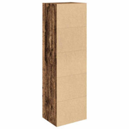 Berkfield Bookcase Old Wood 31X24X102 Cm Engineered Wood - thumbnail 7