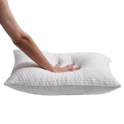 Living And Home Supportive Easy Sleep Medium Bamboo Fiber Memory Foam Adjustable Bed Pillow 66 X 48 Cm Without Cover