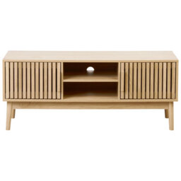 Beliani Mediterranean Tv Stand Lynwood Light Brown - thumbnail 4