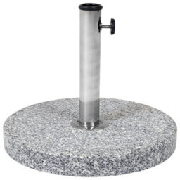 Charles Bentley 15Kg Round Granite Parasol Base Stone Umbrella Stand - thumbnail 4