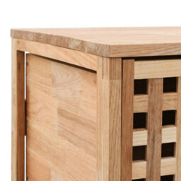 Berkfield Bathroom Cabinet 41X41X91 Cm Solid Walnut Wood - thumbnail 5
